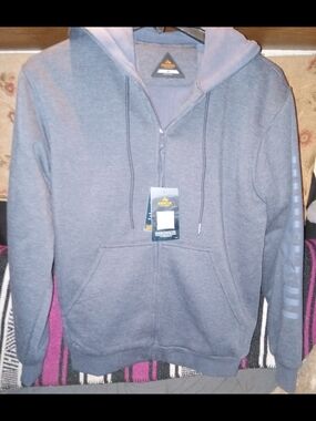 Ridgecut Men's Blue/Gray Full-Zip Hoodie